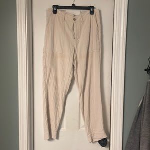 Old Navy Linen Pants Size 6 Wish Bone
